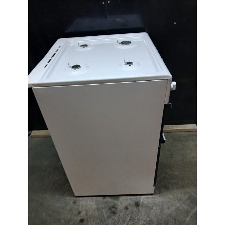 Refurbished electriQ 60cm Dual Fuel Cooker with Double Oven White