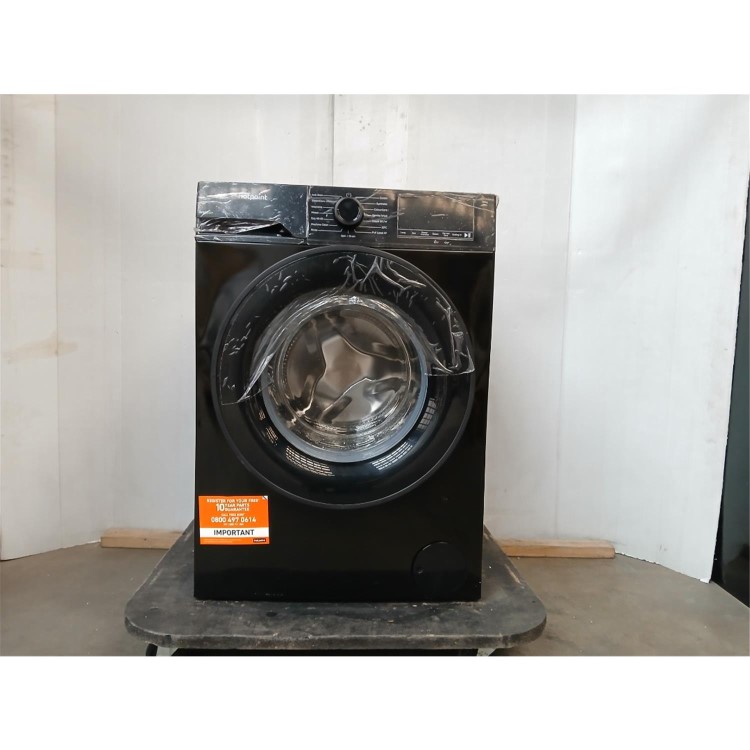 Refurbished Hotpoint AntiStain 10kg 1400rpm Washing Machine - Black