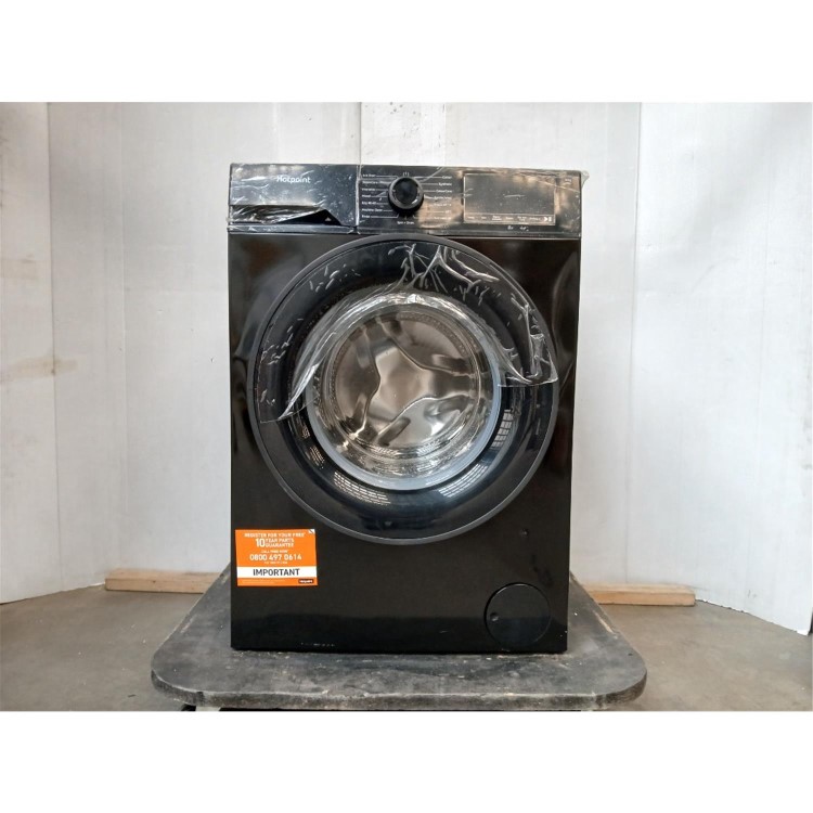 Refurbished Hotpoint AntiStain 10kg 1400rpm Washing Machine - Black