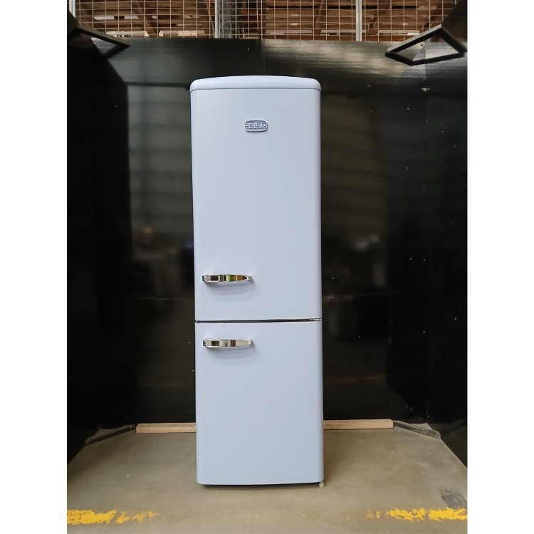 Refurbished CDA Florence 60/40 Freestanding Retro Fridge Freezer - Sea Holly