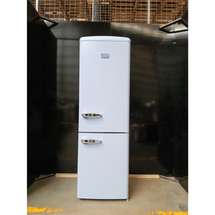 Refurbished CDA Florence 60/40 Freestanding Retro Fridge Freezer - Sea Holly