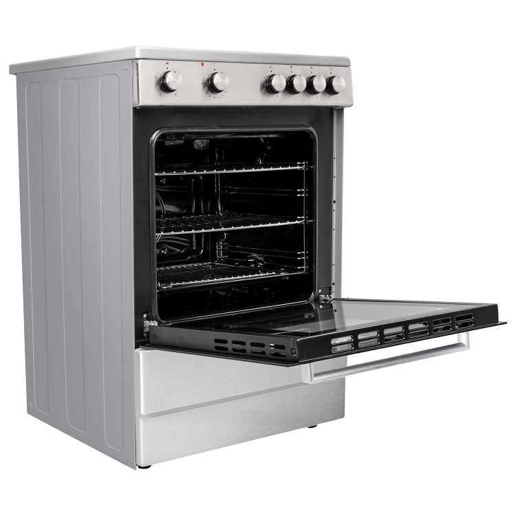 Refurbished electriQ 60cm Electric Cooker - Stainless Steel