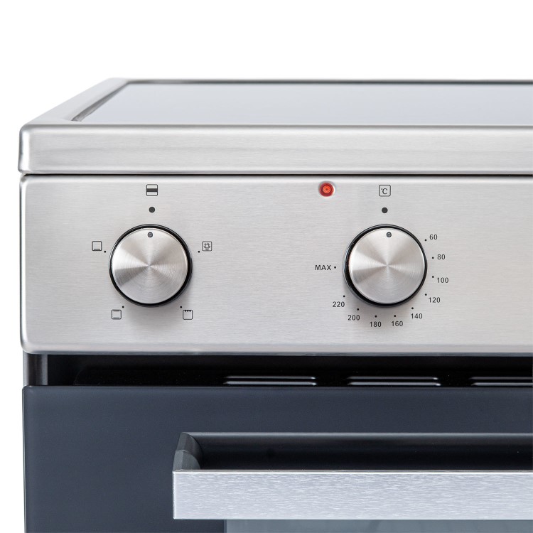 Refurbished electriQ 60cm Electric Cooker - Stainless Steel