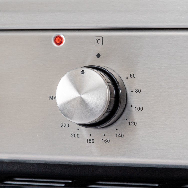 Refurbished electriQ 60cm Electric Cooker - Stainless Steel