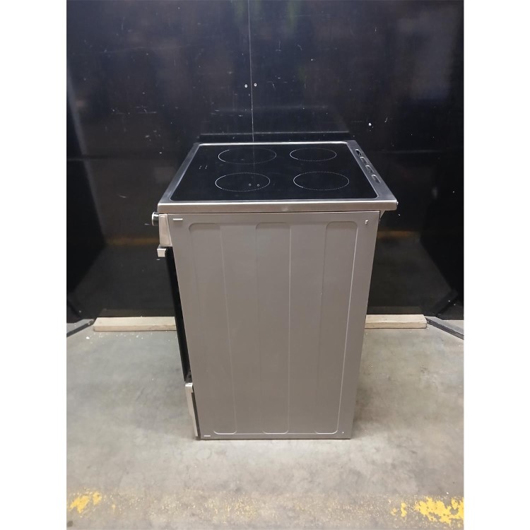 Refurbished 60cm Ceramic Single Cavity Cooker - Stainless Steel