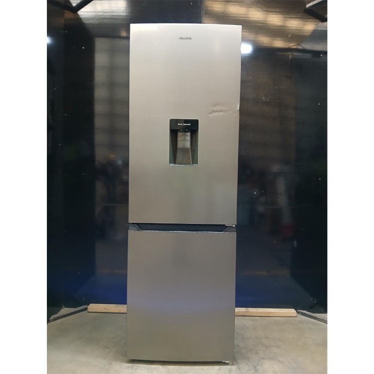 Refurbished electriQ 291 Litre 60/40 Freestanding Fridge Freezer - Total No Frost in Stainless Steel