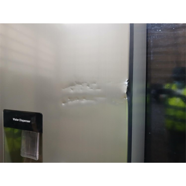 Refurbished electriQ 291 Litre 60/40 Freestanding Fridge Freezer - Total No Frost in Stainless Steel