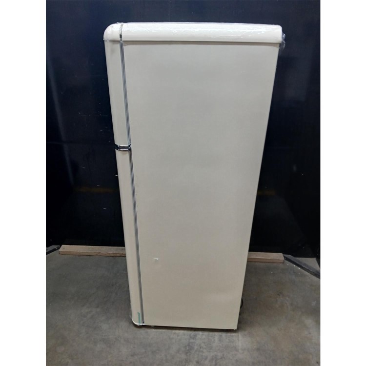 Refurbished Top Mount Retro Fridge Freezer in cream