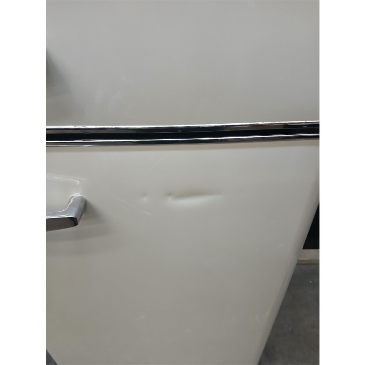 Refurbished Top Mount Retro Fridge Freezer in cream
