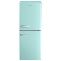 79154601/1/eiQ50132RETROBTNF Refurbished electriQ 153 Litre 50/50 Retro Freestanding Fridge Freezer - Blue Total No Frost