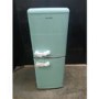 Refurbished electriQ 153 Litre 50/50 Retro Freestanding Fridge Freezer - Blue Total No Frost