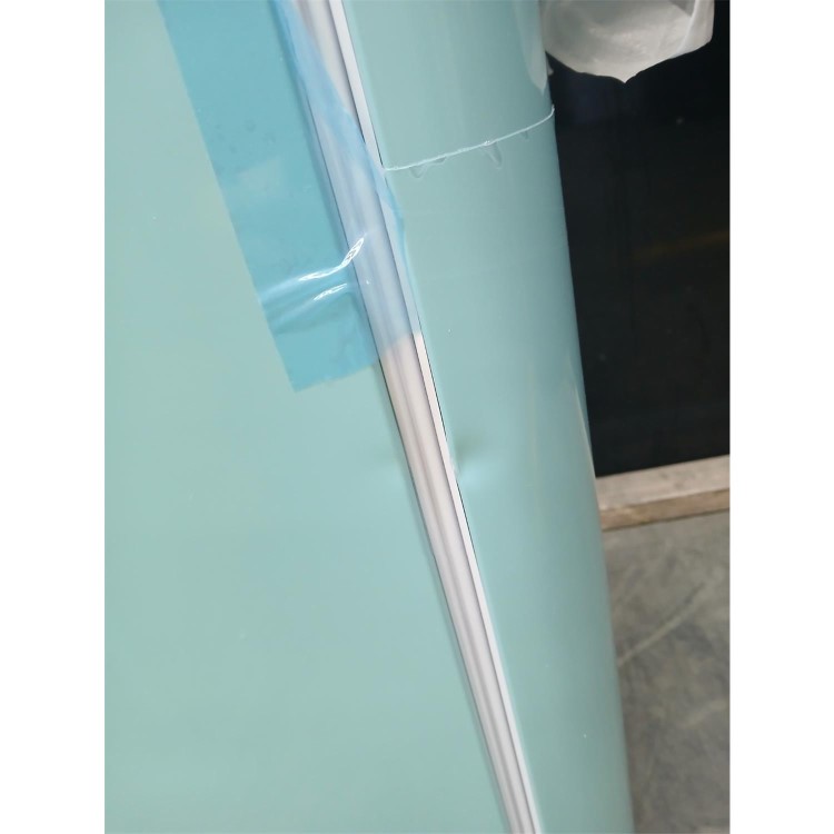 Refurbished electriQ 153 Litre 50/50 Retro Freestanding Fridge Freezer - Blue Total No Frost