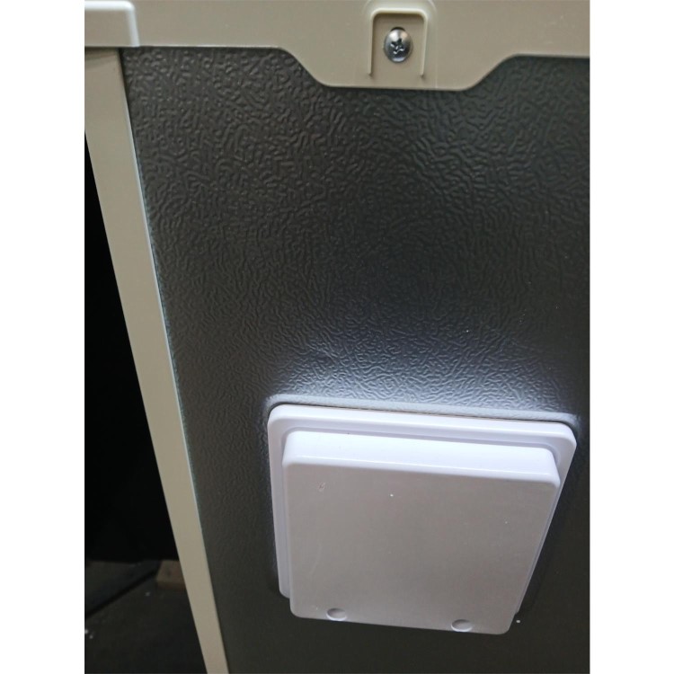 Refurbished 153 Litre 60/40 Retro Freestanding Fridge Freezer - Cream Total No Frost