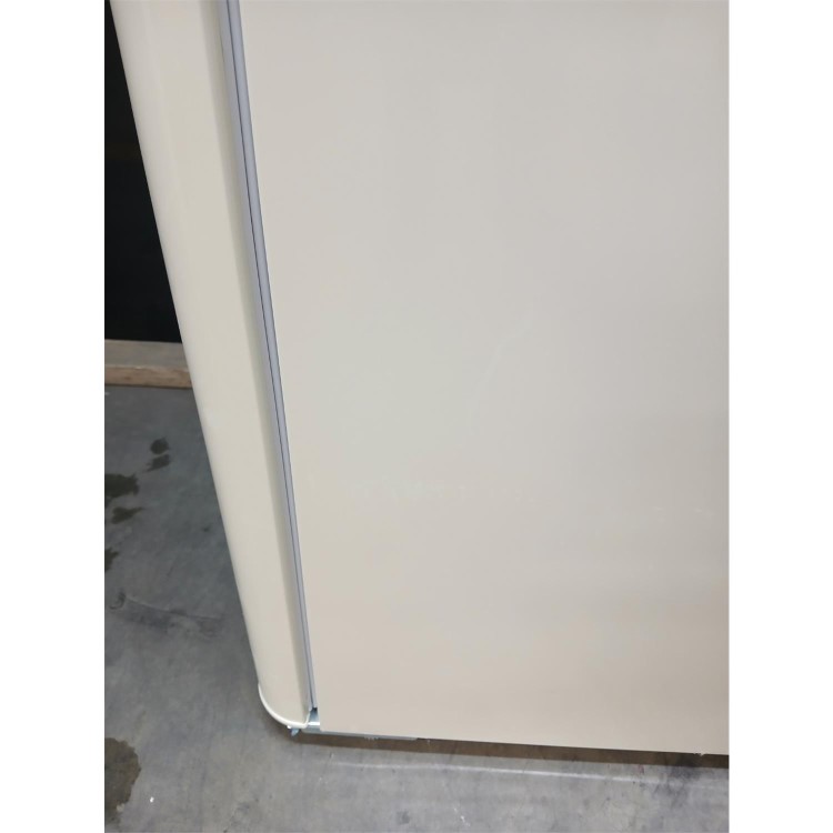Refurbished 153 Litre 60/40 Retro Freestanding Fridge Freezer - Cream Total No Frost