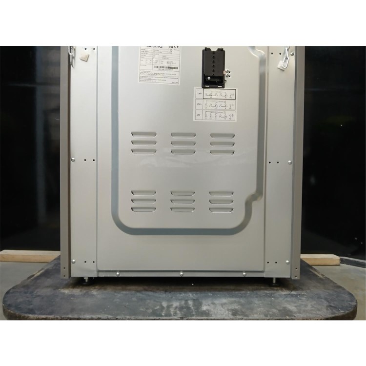Refurbished electriQ 60cm Double Oven Dual Fuel Cooker with Mirror Door