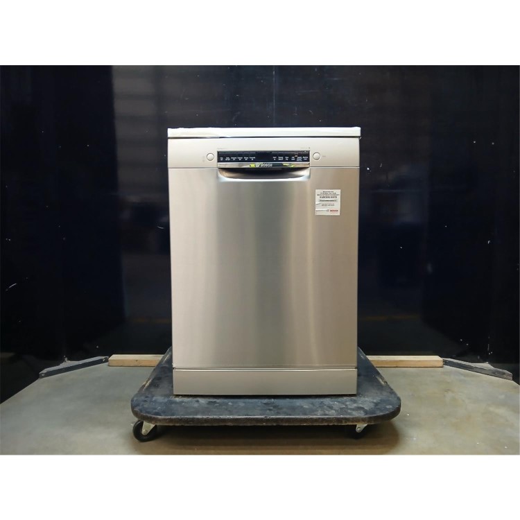 Refurbished Bosch SMS6ZCI10G Series 6 Freestanding Dishwasher - Smart Wi-Fi B-Rated Brushed steel anti-fingerprint