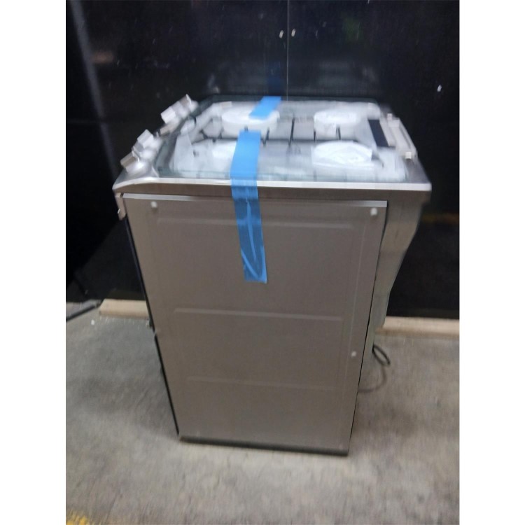Refurbished AEG 55cm Double Cavity Gas Cooker - Stainless Steel