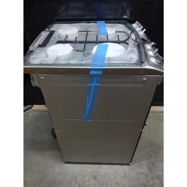 Refurbished AEG 55cm Double Cavity Gas Cooker - Stainless Steel