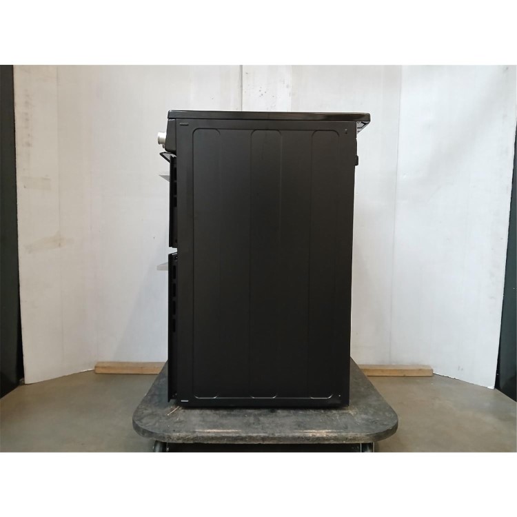 Refurbished Belling Vision 60cm Dual Fuel Range Cooker - Black & Silver Steel
