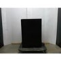 Refurbished electriQ Double Door Dual Zone Wine and Drinks Cooler - Black Glass