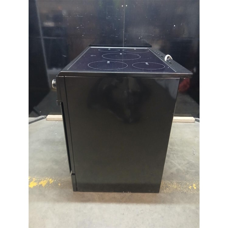 Refurbished electriQ 90cm Single Cavity Induction Range Cooker - Black