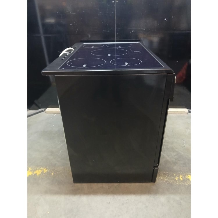 Refurbished electriQ 90cm Single Cavity Induction Range Cooker - Black