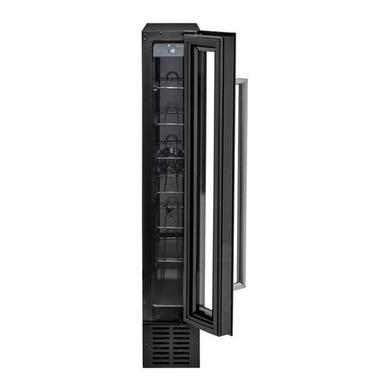 Refurbished 7 Bottle Cpacity Single Zone 15cm Wide Wine Cooler - Black