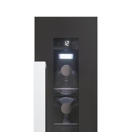 Refurbished 7 Bottle Cpacity Single Zone 15cm Wide Wine Cooler - Black