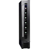 Refurbished 7 Bottle Cpacity Single Zone 15cm Wide Wine Cooler - Black