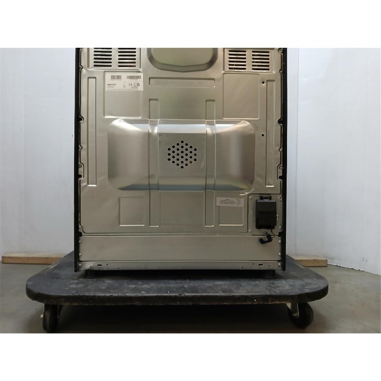 Refurbished electriQ 60cm Double Oven Electric Cooker - Cream