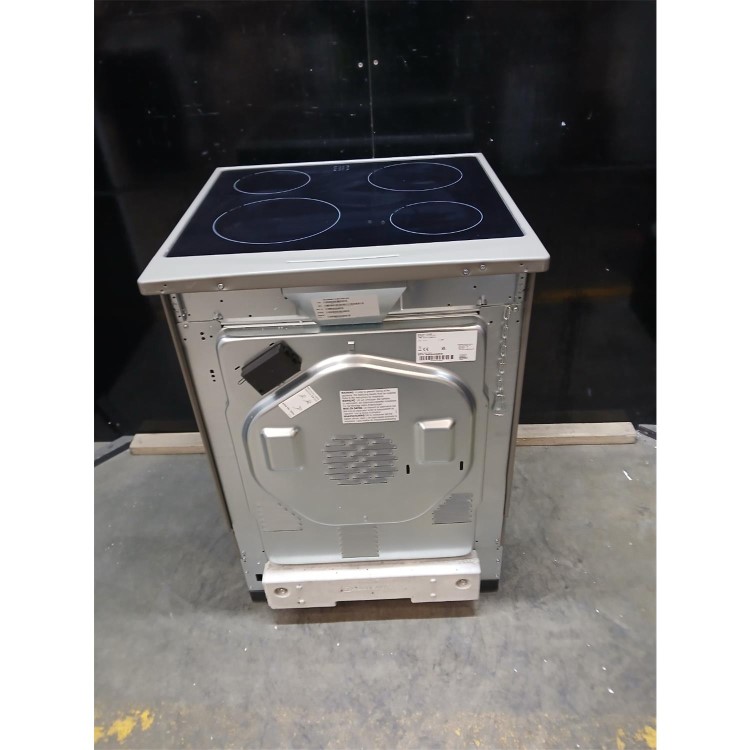Refurbished Amica 60cm Electric Cooker - Silver