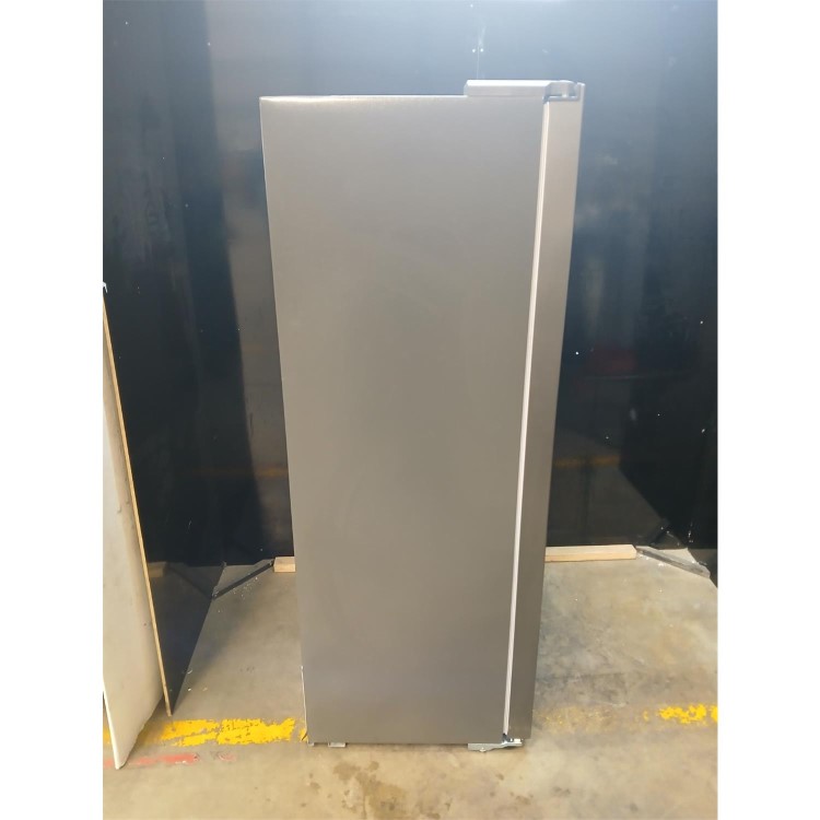 Refurbished electriQ 513 Litre Side-by-Side American Fridge Freezer Stainless Steel