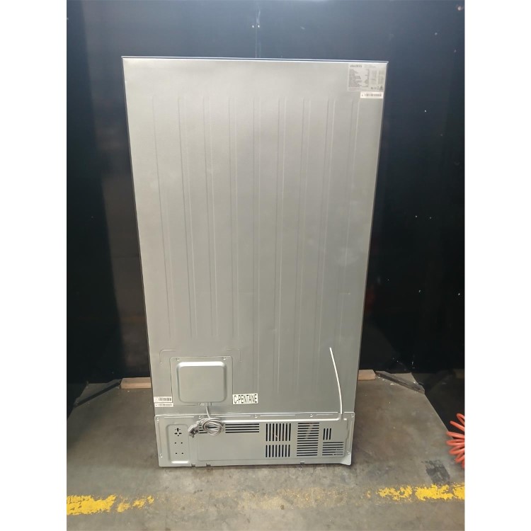 Refurbished electriQ 513 Litre Side-by-Side American Fridge Freezer Stainless Steel