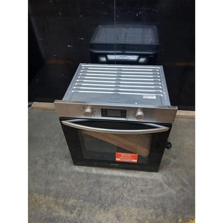 Refurbished Indesit Turn&Go IO 253 X UK Electric Single Fan Oven - Stainless Steel