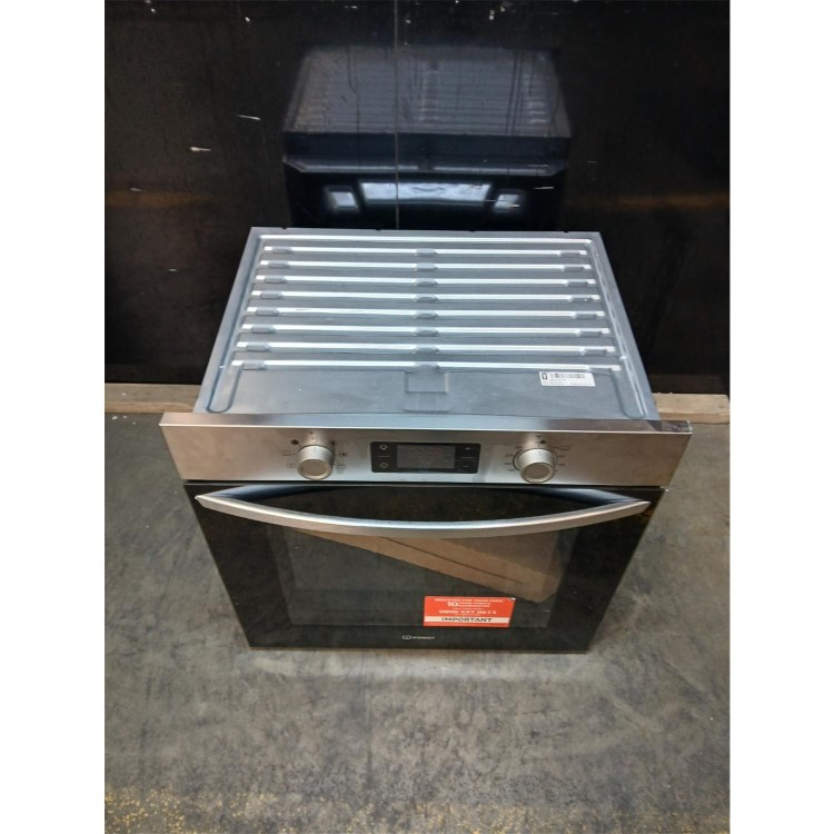 Refurbished Indesit Turn&Go IO 253 X UK Electric Single Fan Oven - Stainless Steel