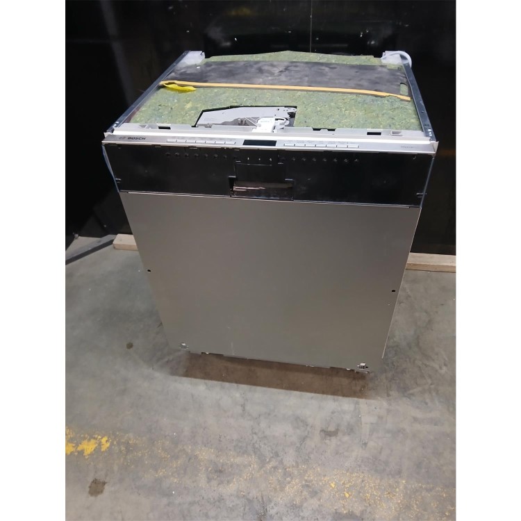 Refurbished Bosch Series 4 Integrated Dishwasher - Smart Wi-Fi, C-Rated, Silver control panel