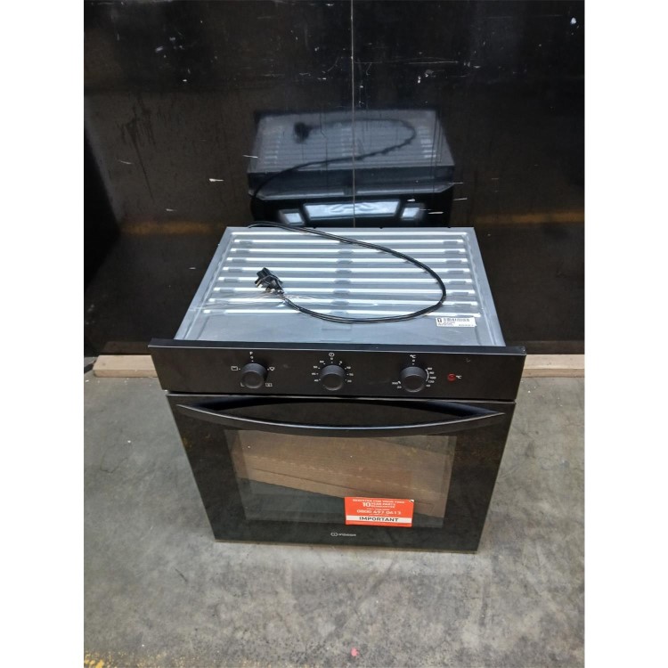 Refurbished Indesit IO233BUK Click&Clean Electric Single Oven - Black