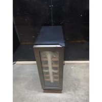 Refurbished 18 Bottle Capacity 30cm Freestanding Under Counter Wine Cooler - Premium Dark Stainless Steel