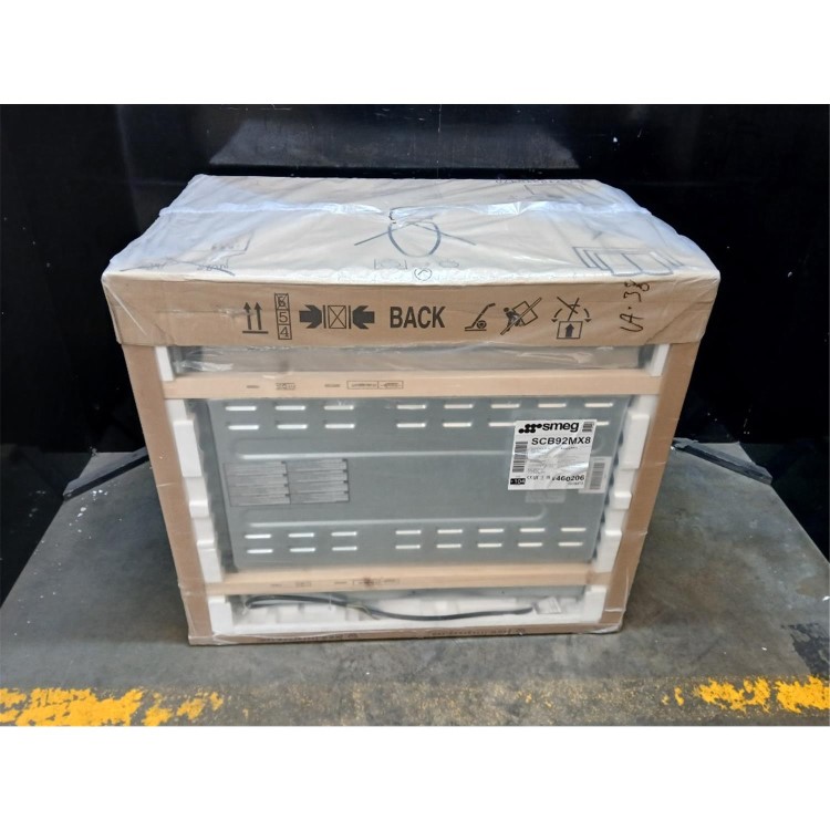 Refurbished Smeg Concert 90cm Dual Fuel Range Cooker - Stainless Steel