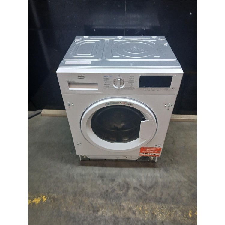 Refurbished Beko 8kg Wash 5kg Dry 1400rpm Integrated Washer Dryer - White