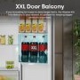 Refurbished Hisense PureFlat 541 Litre Side-by-Side American Fridge Freezer - Silver