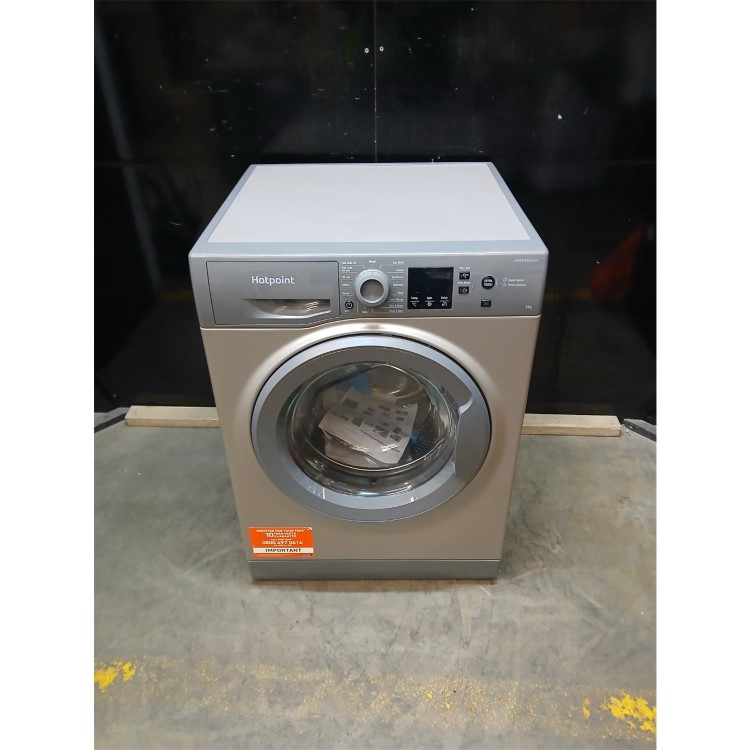 Refurbished Hotpoint AntiStain 9kg 1400rpm Washing Machine - Graphite
