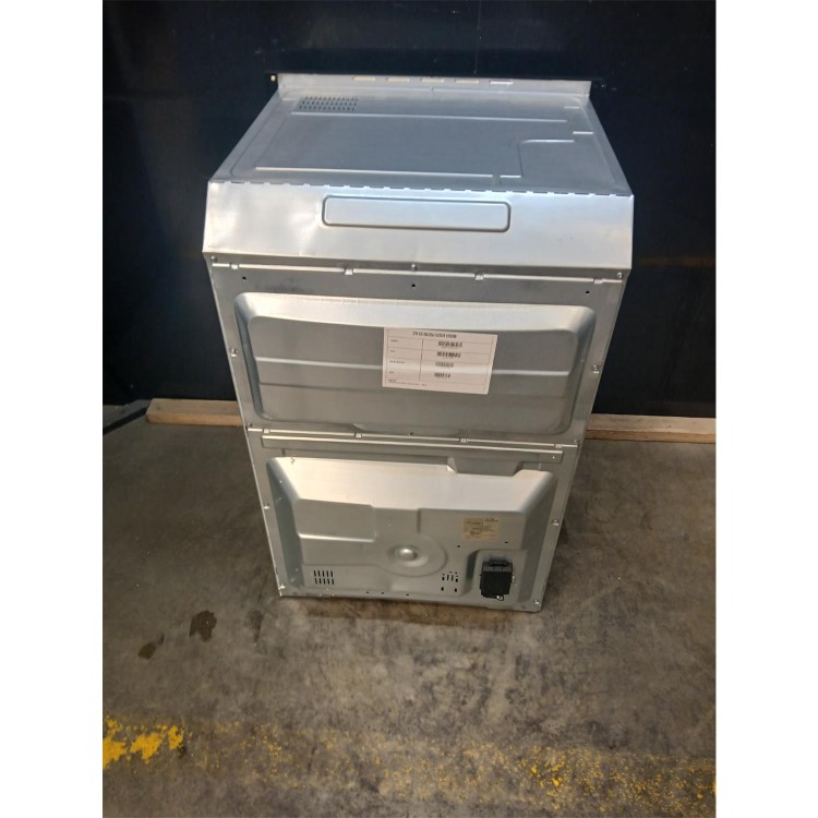 Refurbished Indesit Electric Built In Double Oven - Black
