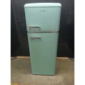 79161363/1/EQRETROTMBLUEVE Refurbished Top Mount Retro Fridge Freezer in Blue