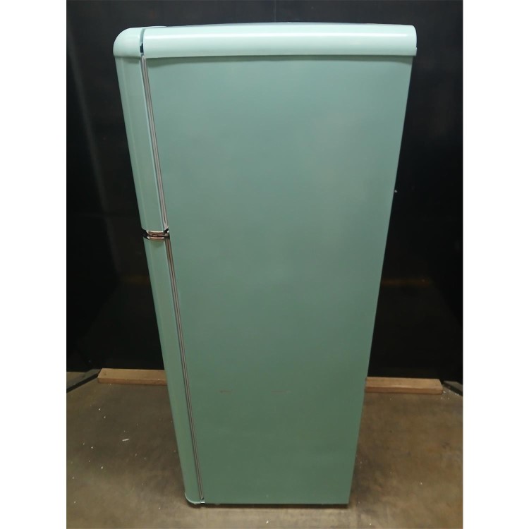 Refurbished Top Mount Retro Fridge Freezer in Blue