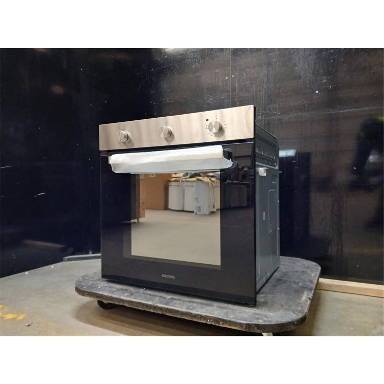 Refurbished electriQ 69L 7 Function Fan Assisted Electric Oven - Stainless Steel