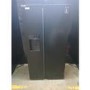 Refurbished Hisense PureFlat 528 Litre Side-By-Side American Fridge Freezer - Black