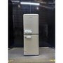 Refurbished electriQ 153 Litre 60/40 Retro Freestanding Fridge Freezer - Cream Total No Frost