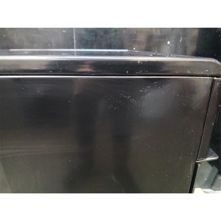 Refurbished ElectriQ 60cm Electric Twin Cavity Cooker With Ceramic Hob Black