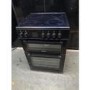 Refurbished ElectriQ 60cm Electric Twin Cavity Cooker With Ceramic Hob Black